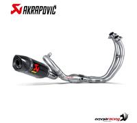 Echappement complet Akrapovic carbone Yamaha Tracer 700 2016-2024