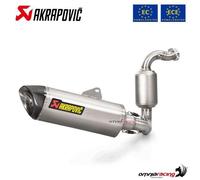 Echappement complet Akrapovic homologué acier BMW G310R /G310GS 2017-2024
