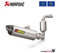 Echappement complet Akrapovic homologue acier BMW G310R/G310GS 2017-2024