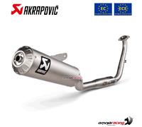 Echappement complet Akrapovic homologue acier Yamaha XSR125 2021-2024