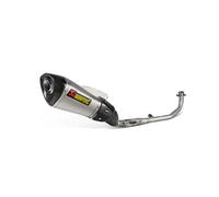 Akrapovic Exhaust Racing Titanium Msx/grom Ref:s-h125r6-aszt/1 Not Homologated Full Line System Noir,Argenté Not Homologated