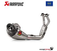 LIGNE D'ÉCHAPPEMENT COMPLÈTE RACING TITANE AKRAPOVIC POUR YAMAHA TRACER 9 / G