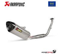 Akrapovic Racing Line Yamaha Mt-125 Abs 2025-2023 S-y125r11-hzt Not Homologated Full Line System Argenté Not Homologated