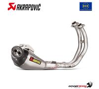 Akrapovic Ligne complète Tracer 700/XSR700/MT-07 Titane et carbone Argenté Non homologué