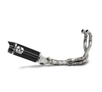 Echappement complet Arrow Thunder Pista aluminium noir Yamaha MT07 2025