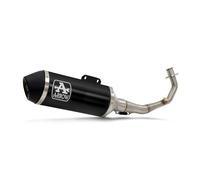 Echappement complet Arrow Urban, aluminium noir, Vespa GTS310 (2025)