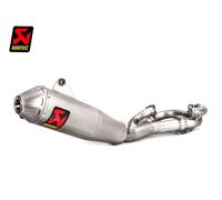 ECHAPPEMENT COMPLET EVOLUTION AKRAPOVIC TITANE POUR FANTIC XEF 450 / XXF 450 202