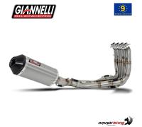 Giannelli Honda Cbr650f Not Homologated Full Line System Argenté Not Homologated