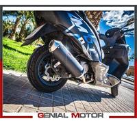 Gpr Exhaust Systems Evo4 Road Piaggio Vespa 300 Gts/gtv/s/toure3 17-18 With Catalyst Homologated Full Line System Argenté Homologated