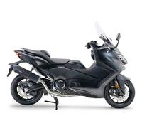 Gpr Exhaust Systems Furore Evo4 Nero Yamaha T-max 560 2022-2024 E5 Oval Homologated Full Line System Argenté Homologated