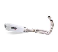Echappement complet GPR racing blanc Albus Ceramic Suzuki GSX8R 2022-2024