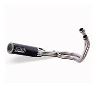 Gpr Exhaust Systems M3 Black Titanium Yamaha Mt-07 2021-2024 E5 Round Not Homologated Full Line System Argenté Not Homologated