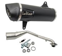 Échappement complet LeoVince SBK NERO RACING acier inox noir pour Honda PCX 125