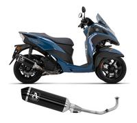 Marmitta Complète ARROW Urban Noir Aluminium Pour Yamaha 150 TRICITY 2022-2024