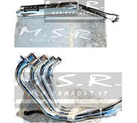 ECHAPPEMENT COMPLÉTE HOMOLOGUÉE MSR SILENCIEUX MOTO VINTAGE HONDA CB 750 SEVEN FIFTY 4/1 DROIT ROUNDCIL ACR FIN DE SÉRIE