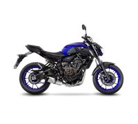 LeoVince Échappement complet LV ONE EVO Yamaha - Inox/Carbone Slash Cut - Réf 14251EK - Homologué