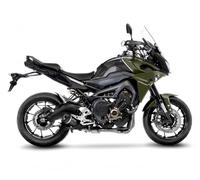 Leovince Lv One Evo Black Edition Yamaha Mt-09/fz-09 17-19 Not Homologated Muffler Argenté Not Homologated