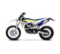 Leovince One Evo Husqvarna 14232e Stainless Steel Not Homologated Full Line System Argenté Not Homologated
