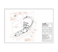 Sito Silencieux échappement 2-temps compatible Peugeot Vivacity 50