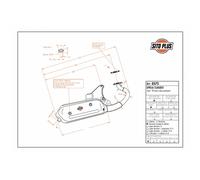 Leovince Système De Ligne Complète Homologué Sitoplus Aprilia Scarabeo 50 98 0575