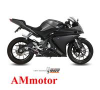 Pot D Echappament Complet MIVV GP Noir Inox pour Yamaha Yzf R125 2014 > 2018
