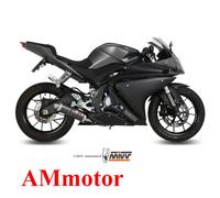 MIVV Échappement complet GP Carbonio Yamaha MT‑125 (2015-) / YZF R125 (2014-) – Y.047.L2S