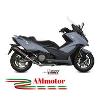 MIVV Ligne d'échappement complète KYMCO AK550 2019-2020 Oval Noir CC