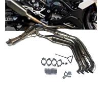 Échappement de Moto Échappement Moto en Acier Inoxydable pour BMW S1000R S1000RR 2019-2024 2023 2022 2021 2020 Collecteur 60 Mm, Tube Intermédiaire, Silencieux