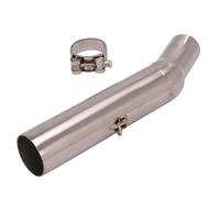 Échappement De Moto Modifié sans Lacet pour Tricker pour Xg 250 51mm Interface Tuyau Liaison Moyenne Avant Espace D'échappement Tuyaux(Mid Link Pipe)