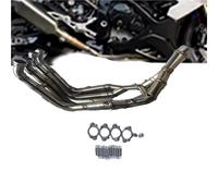 Échappement de Moto pour BMW S1000R S1000RR 2019-2024 2023 2022 2021 2020 Collecteur D'échappement 60 Mm, Tube Intermédiaire, Silencieux, Acier Inoxydable