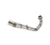 Échappement de Moto Système d'échappement pour Moteur pour Zontes ZT368G 2024, Modification, collecteur Complet pour Montage de tuyaux(B)