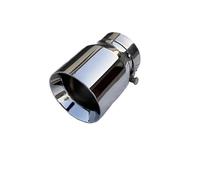 Échappement de performance Embout D'échappement Plat De 170 Cm 2,5 Pouces 3 Entrées Silencieux De Voiture Embout Universel(In76-101mm 1pcs)