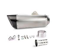 Échappement De Tuyau D’échappement Moto 51Mm 60mm Avec Tueur Base Pour R6 MT-09 R3 Pot d'échappement de moto(UN)