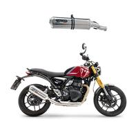 Echappement Demi-Complet GPR SATINOX Approuvé Triumph Scrambler 400 X 2023 2025