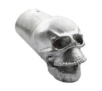 Échappement du tuyau de queue de crâne | Tube de vidange Décoration d'Halloween - Universal pour tuyaux d'échappement pour moto, tuyau d'échappement avec crâne en métal solide, 5 cm
