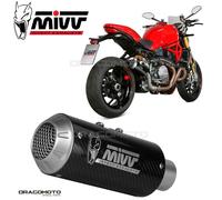MIVV Pot d'échappement MK3 Carbone pour DUCATI MONSTER 821 2018-2020