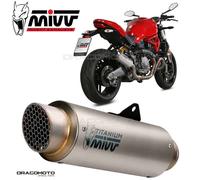 D.041.L6P - Silencieux Echappement Mivv GPpro Titane DUCATI MONSTER 821 / 1200