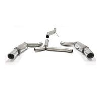 Echappement Duplex Catback inox Audi A4-A5 B8 2008 a 2013 1x100mm 02AU017-10D