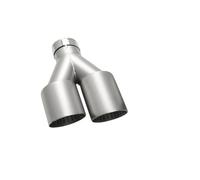 Échappement Embout Silencieux D'échappement Double Mat Acier Inoxydable 1Pièce Système Type U Pour GTI Pour MK7 Buse Pour Golf 7 VoitureQueue(Bleu ciel)
