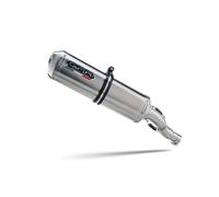 Gpr Exclusive Satinox Mid Line System V-strom Dl 650 12-16 Euro 3 Homologated Muffler Argenté Homologated