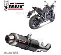 MIVV Silencieux d'échappement GP H.041.LXB – Steel Noir – Honda CB 1000 R