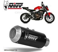 MIVV Pot d'échappement MK3 Inox noir non homologué pour Honda CB 500 F 2019-2023