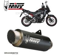 Mivv Gp Honda Cb 500 X 2021-24 H.084.lxbp Homologated Slip On Muffler Doré Homologated