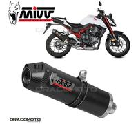Mivv Oval H.085.l3c Muffler Argenté Homologated