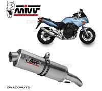 Mivv Oval Honda Cbf 600 2004-10 H.026.lx1 Homologated Slip On Muffler Argenté Homologated