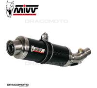 MIVV Silencieux d'échappement GP H.013.L2S Honda CBR 600 F 2001-2010 Homologué Slip-on Argenté