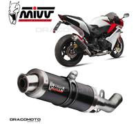 MIVV Silencieux d'échappement GP – Carbone/Titane – Honda CBR600F 2011-2013, Hornet 600 2007-2013