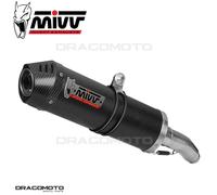 Mivv Oval Honda Cbr 600 Rr 2003-04 Uh.019.lec Homologated Slip On Muffler Noir Homologated