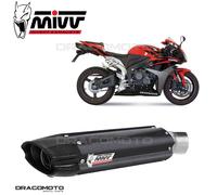 Mivv Suono Honda Cbr 600 Rr 2007-12/cbr 600 Rr 2013-16 Uh.037.l9 Homologated Slip On Muffler Argenté Homologated