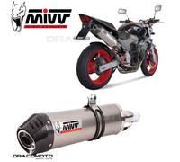 H.020.LNC - Silencieux Echappement Mivv Oval Titan/Carbon Honda CB 600 Hornet